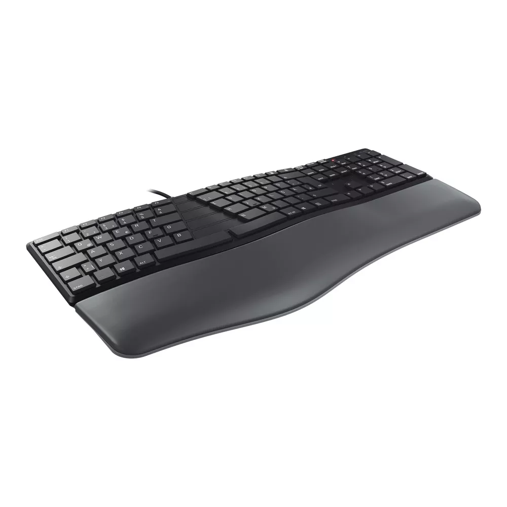 Ergonomic Wired Mechanical Keyboard with Wrist Rest